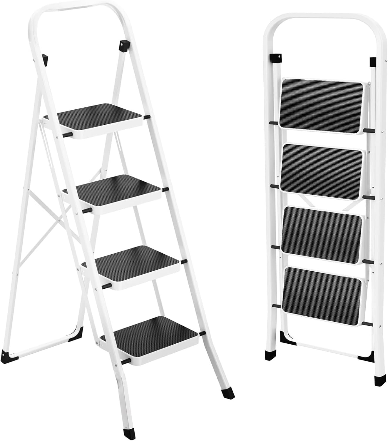 Escalera de Acero 3 Peldaños Hogar